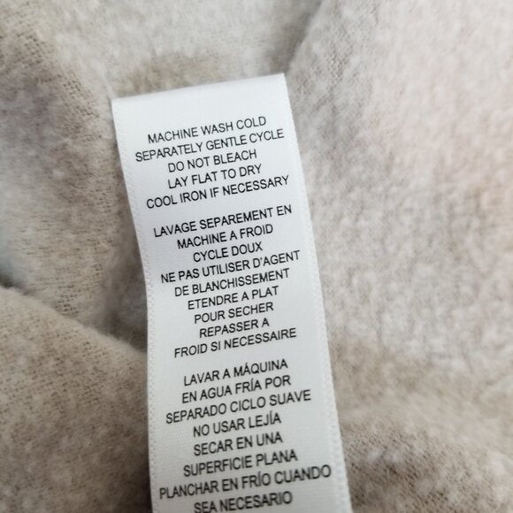 Splendid Josephine Puff Sleeve Sweatshirt in Latte * Super Soft * Ladies Small - Picture 8 of 8